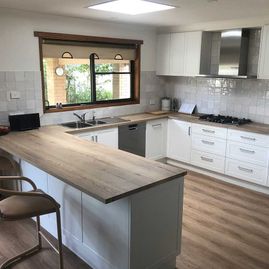 Kitchen Counter and Cabinets